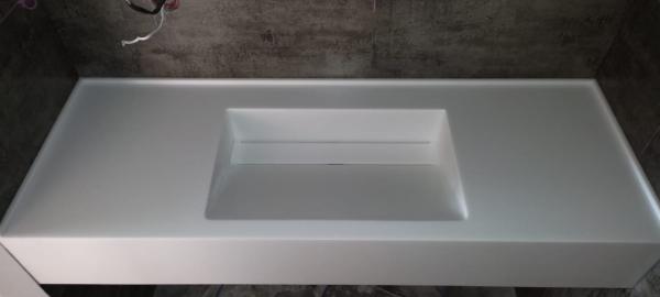 Столешница в ванну интегр раковина Grandex S-207