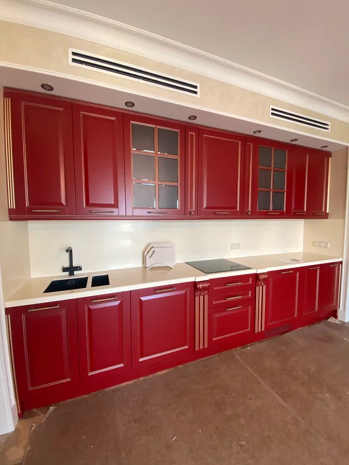 Столешница для кухни со стеновой панелью Grandex D-305
