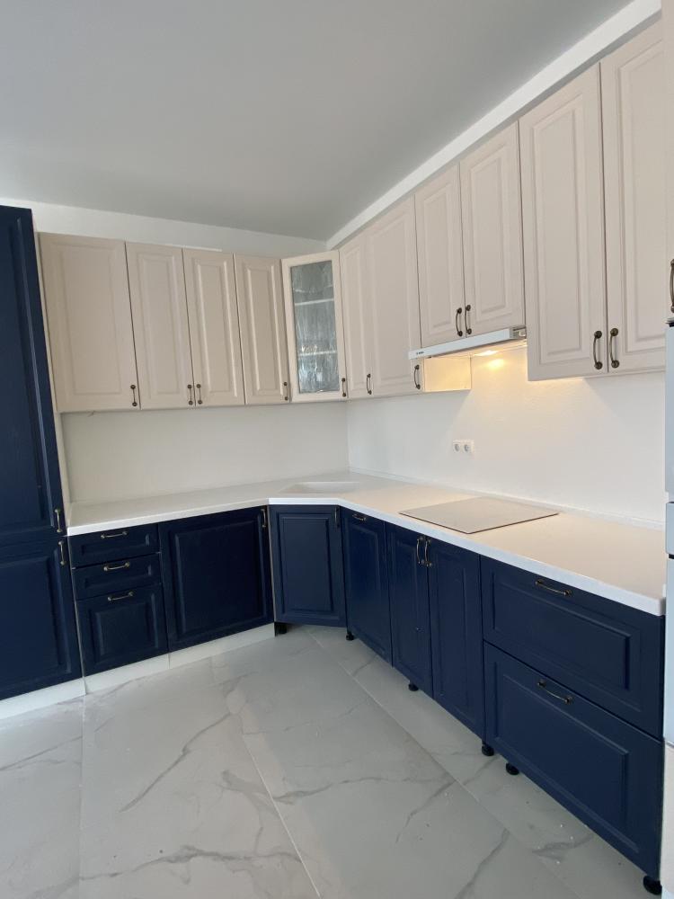 Г-образная столешница для кухни с интегрированной мойкой Hanex D-001